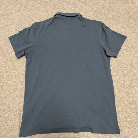 Bonobos Polo Shirt Mens Large Purple Slim Fit Short Sleeve Cotton Linen Blend - Picture 5 of 5